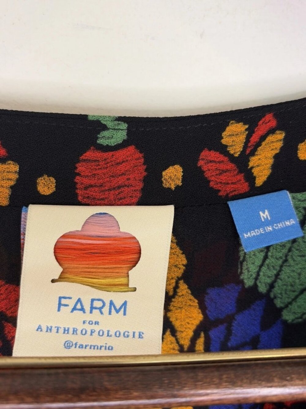 Farm Rio Anthropologie Georgette Maxi Dress Sz M Tropical Toucan Boho Lined - Picture 13 of 16